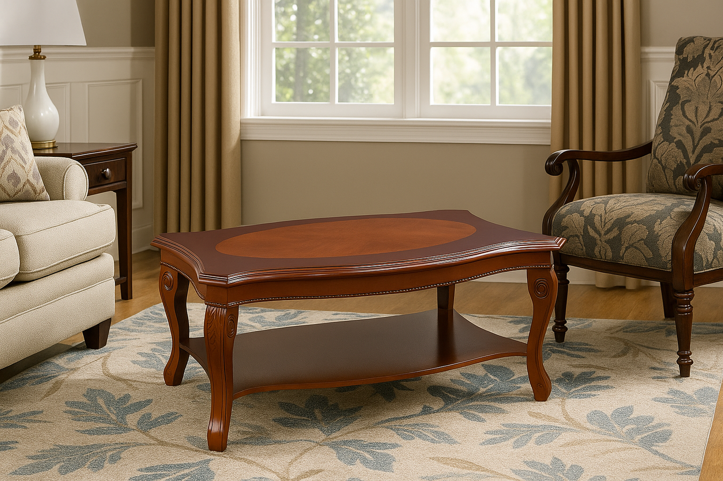 Classic Style Wooden Tea Table